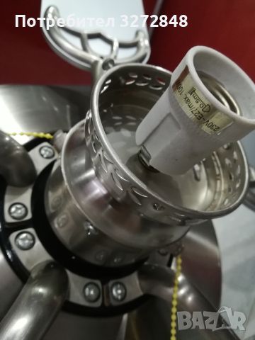 Вентилатор за таван с 5 перки TRIO Leuchten, снимка 2 - Вентилатори - 45654998