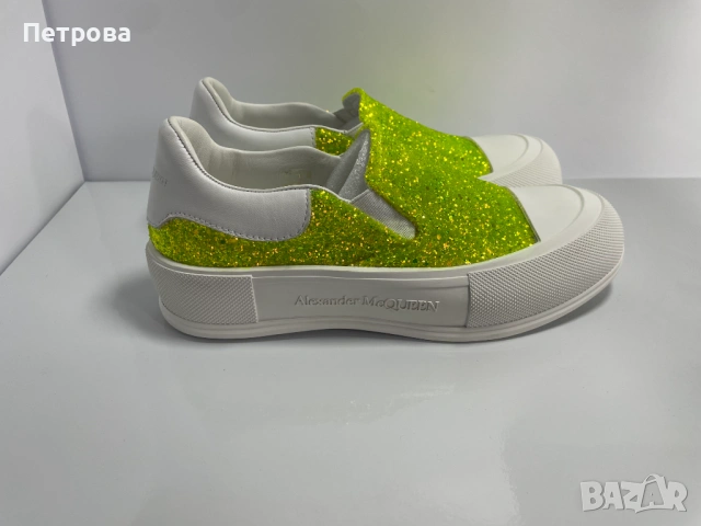 Alexander Mcqueen slip on маратонйки 37 Оригинал, снимка 2 - Маратонки - 54048290