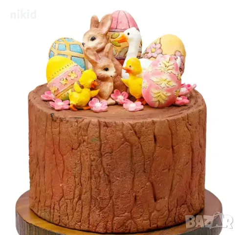 Пате Патица патета патенца пиле силиконов молд форма фондан шоколад декор украса, снимка 6 - Форми - 50062028