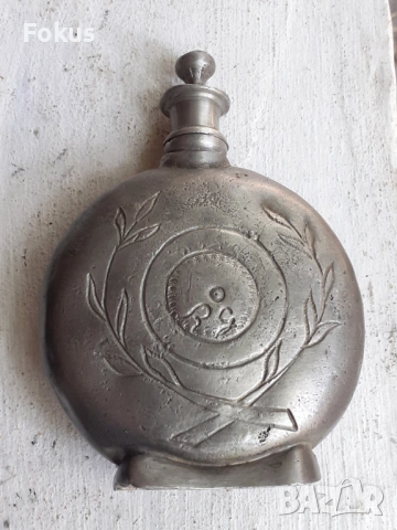 Стар възрожденски хайдушки оловно калаен павур, снимка 2 - Антикварни и старинни предмети - 53461025