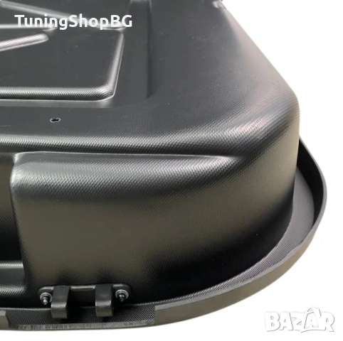 Автобокс Junior Easy 145x94x40cm с 85 mm крепежи, с ключ, 420 литра черен, снимка 6 - Аксесоари и консумативи - 53338190