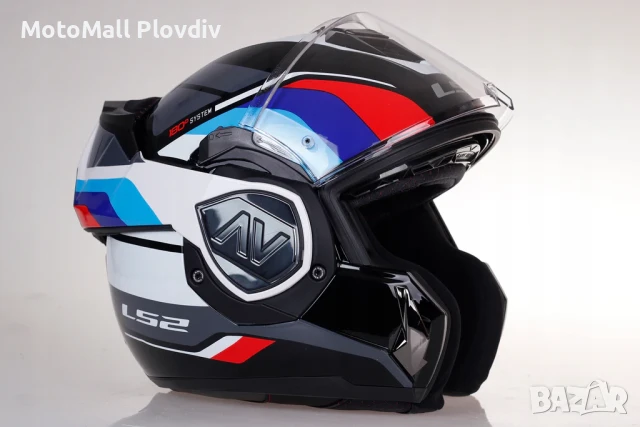 Каска LS2 Advant Sport Black-Blue-Red, снимка 2 - Аксесоари и консумативи - 50460898