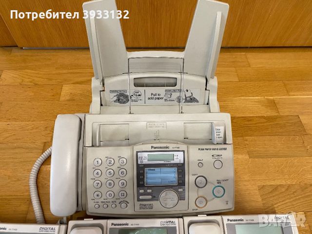 Централа Panasonic KX-TD1232, факс KX-FP363 и 6 офис телефона KX-T7433, снимка 3 - Стационарни телефони и факсове - 45479773