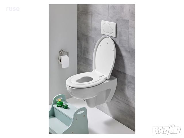 НОВА! Седалка 2в1 за тоалетна чиния плавно затваряне Easy-Click , снимка 6 - Други - 45780498