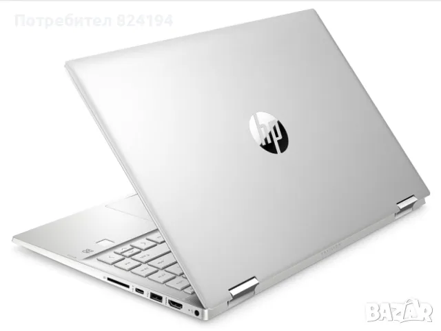 Продавам нов HP Pavilion x360 14-dy0243ng 2-in-1 Convertible Laptop, снимка 3 - Лаптопи за работа - 47935337