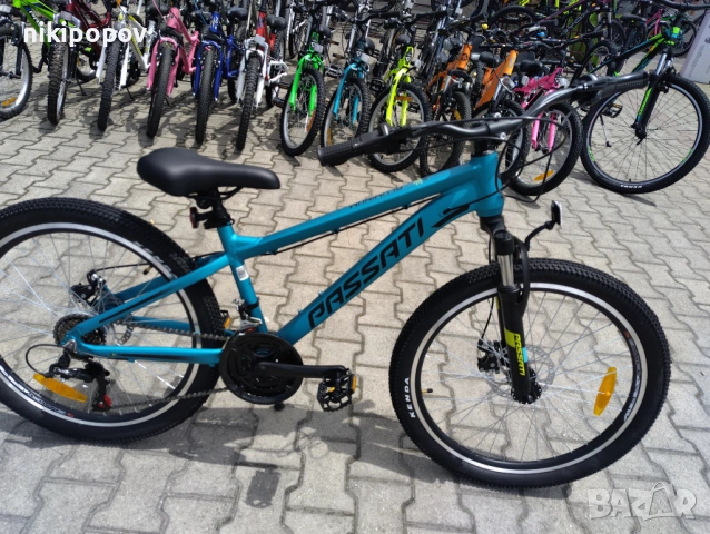 PASSATI Алуминиев велосипед 24" ALUMINIUM син, снимка 2 - Велосипеди - 53839263