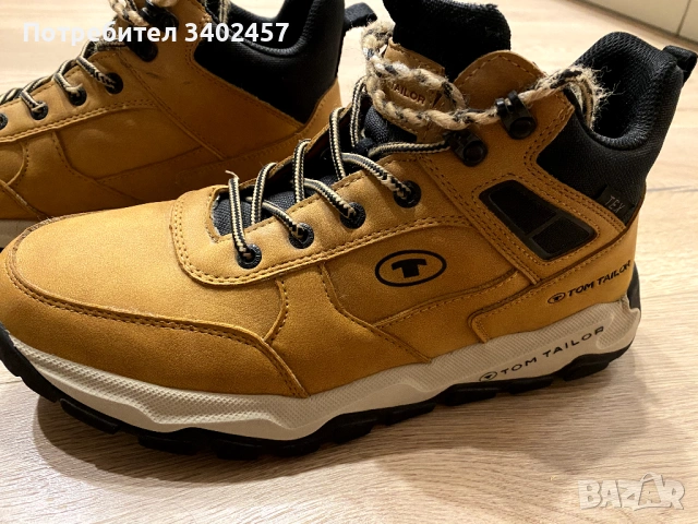 Топли, зимни обувки Tom Tailor, размер 43, много добро състояние., снимка 2 - Мъжки боти - 53036874