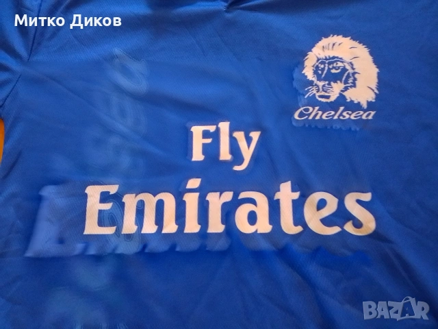 Челси фенска тениска като нова  #8 Франк Лампард произведена в Италия размер М-Л, снимка 3 - Футбол - 54137287