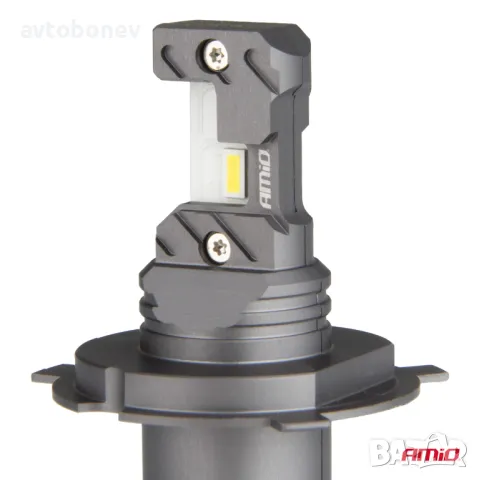 LED крушки AMIO Hybrid H4-12V-6000K к-т/2 бр./, снимка 2 - Аксесоари и консумативи - 49493182