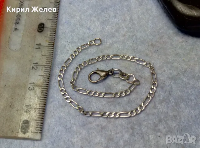 КЛАСИЧЕСКА КАРТИЕ ПЛЕТКА СРЕБЪРНА ГРИВНА МАРКОВО СРЕБРО C-Z 925 РЪЧНА РАБОТА 49342, снимка 8 - Гривни - 49757554