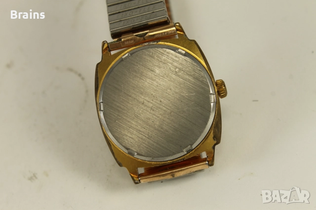 1960's CCMP Швейцарски Позлатен Часовник, снимка 5 - Мъжки - 51773274