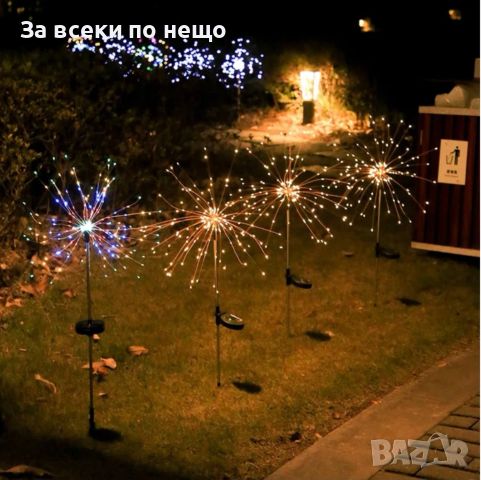 Водоустойчиви LED лампички със соларна батерия, снимка 6 - Соларни лампи - 46746462