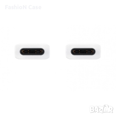 Кабел Type-C към Type-C Бял и Черен 45W, снимка 3 - USB кабели - 52412057