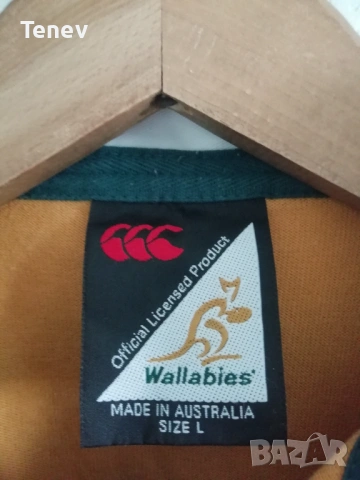 Австралия Ръгби Canterbury оригинална памучна блуза ретро Australia Rugby Vintage , снимка 5 - Спортни дрехи, екипи - 43744489