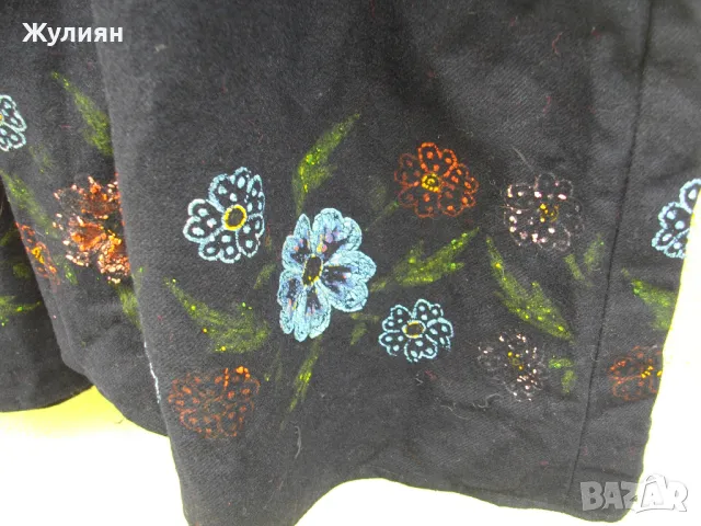 СТАР РЪЧНО РИСУВАН СУКМАН ЛИТАК НОСИЯ, снимка 6 - Антикварни и старинни предмети - 50302183