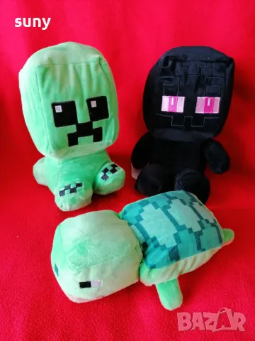 Нова плюшена играчка Майнкрафт крава, снимка 11 - Плюшени играчки - 49894243