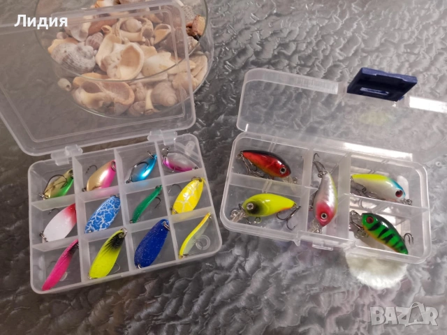 Комплект блесни и воблери за спининг риболов