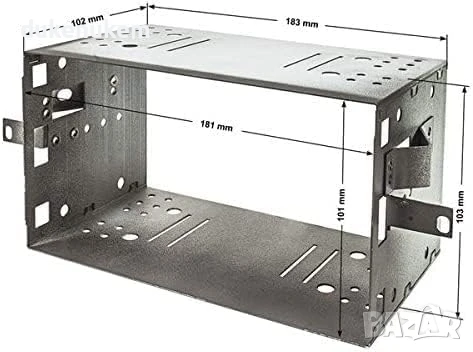 НОВ! Двоен монтажен комплект за радио 2 DIN за Fiat 500, снимка 3 - Аксесоари и консумативи - 51093786