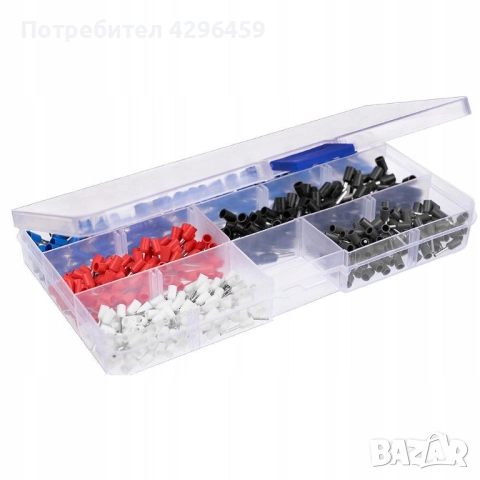 Клещи за кримпване на кабелни обувки 180 мм, 0.25 - 10 кв.мм, BIGSTREN 23271 + 500 обувки, снимка 2 - Клещи - 52424758