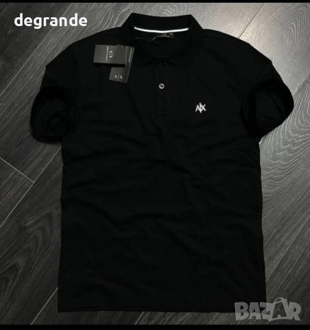 ♣️Мъжка Тениска Armani налична в БЯЛО и ЧЕРНО, снимка 4 - Тениски - 54056474