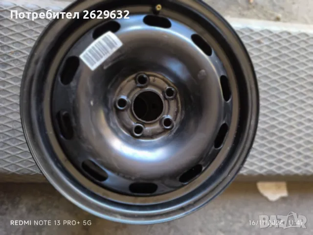 Джанта 5x100 R15, снимка 4 - Гуми и джанти - 48018025