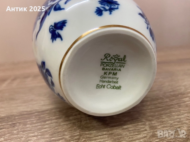Ваза Royal Porzellan Bavaria KPM, Германия, снимка 6 - Антикварни и старинни предмети - 52236510