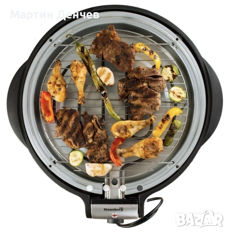 Барбекю Electric Hausber, снимка 4 - Барбекюта - 53335562
