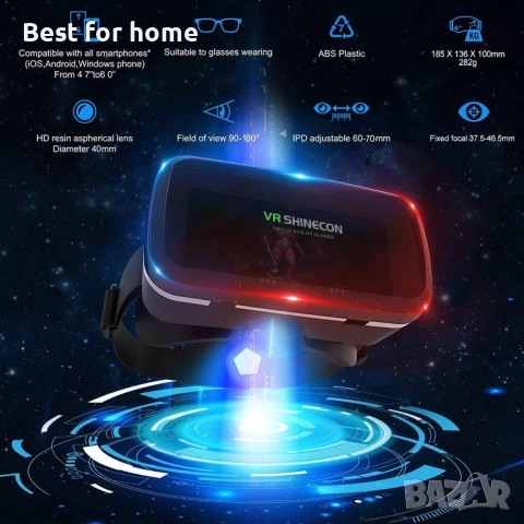 VR SHINECON VR слушалки, снимка 3 - Друга електроника - 52594009
