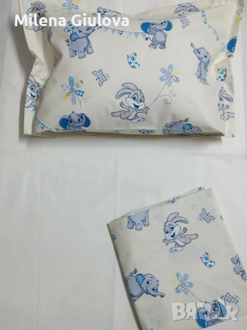 Детско спално бельо Ранфорс за кошара, снимка 5 - Спално бельо - 54247146