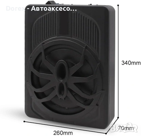 Активен субуфер под седалка 1000W LED - ултратънък авто бас, снимка 2 - Аксесоари и консумативи - 54208163