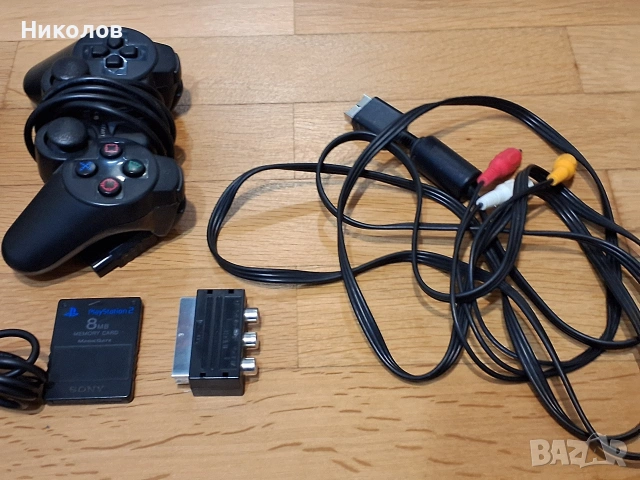 PS2 slim пълен комплект + 5игри КУТИЯ, снимка 6 - PlayStation конзоли - 53150320