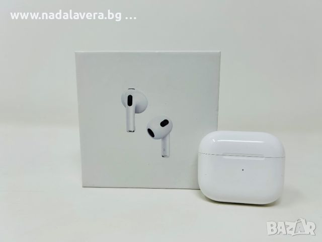 Слушалки Apple AirPods 3 Епъл ЕърПодс 3 , снимка 2 - Apple iPhone - 46155390