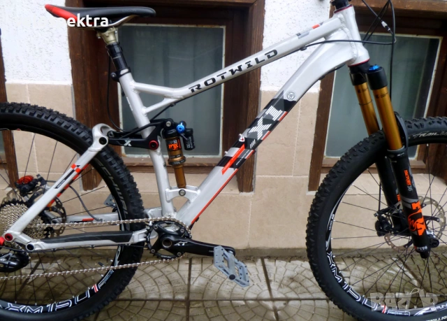 Ендуро РОТУИЛД  27.5"! "мека" рамка ! Фул ФОКС ! 11 скорости ХТ !, снимка 16 - Велосипеди - 53285987