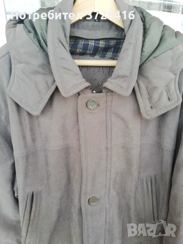 Зимно елегантно яке, ново,  със сваляща се подплата и качулка, снимка 3 - Якета - 42178556