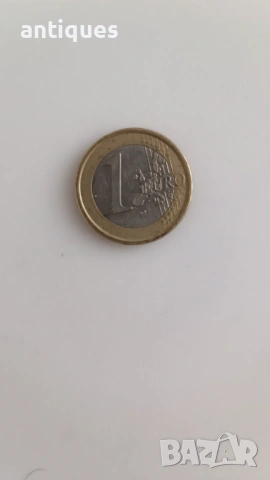 Монета - 1 ЕВРО - 2002г. - Ветрувиански човек - Италия, снимка 2 - Антикварни и старинни предмети - 53722953