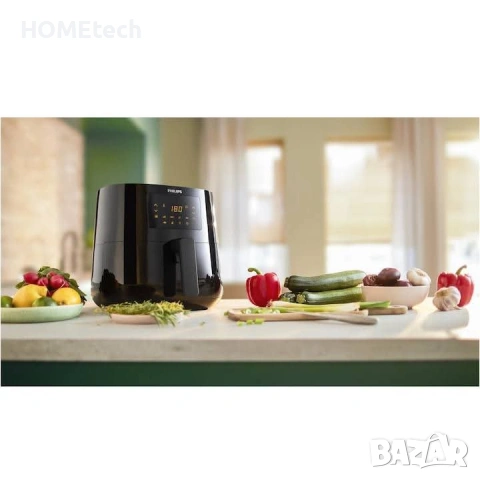 Фритюрник с горещ въздух Philips Airfryer Essential Collection HD9270/90, 6,2 л 2000W, снимка 5 - Фритюрници - 53636327