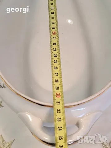 порцеланов супник с цветя и райски птици Limoges 8/5, снимка 8 - Сервизи - 49939088