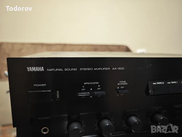 Усилвател Yamaha AX-500, снимка 2 - Ресийвъри, усилватели, смесителни пултове - 46957431