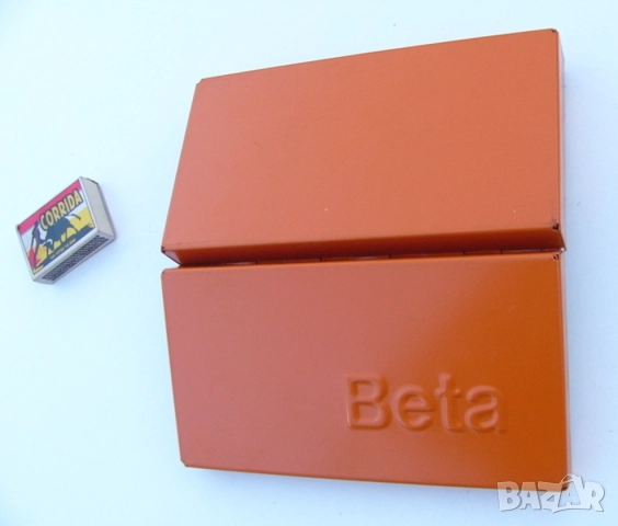 Оригинална BETA Метална КУТИЯ 17x9x4 см Куфарче Органайзер Контейнер за Инструменти и др. БАРТЕР, снимка 3 - Куфари с инструменти - 52013933