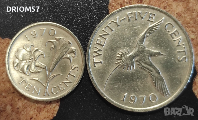 Монети Бермуда - 2 бр. [1970]
