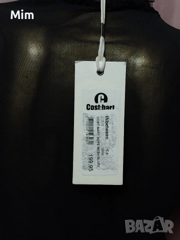 XL Черна блуза с дълъг ръкав от прозрачен еластичен тюл , снимка 2 - Корсети, бюстиета, топове - 54002935