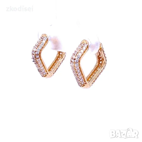 Златни обеци 3,17гр.14кр. проба:585 модел:26677-3, снимка 1