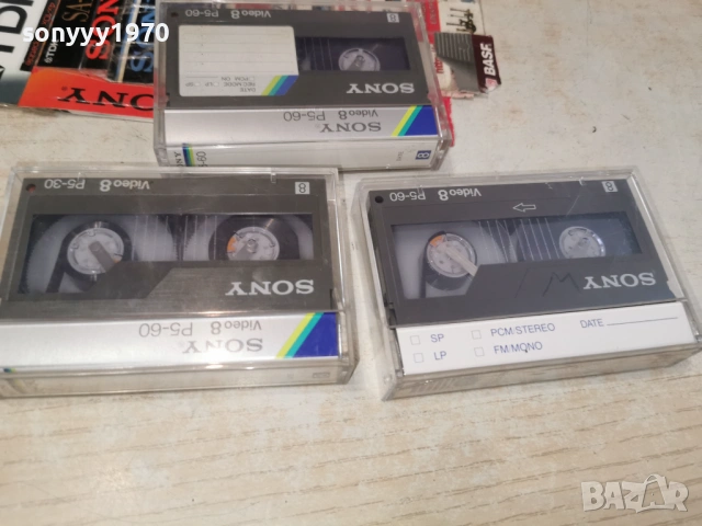 SONY VIDEO 8 TAPE-3БР ОТ ГЕРМАНИЯ 2201261328, снимка 3 - Други жанрове - 53187718