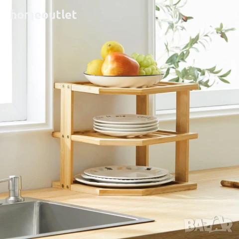 ПРОМОЦИЯ Бамбуков спомагателен рафт/органайзер с универсално приложение YOUDENOVA YDDR001OA3T-AYDDEU, снимка 5 - Етажерки - 50970220