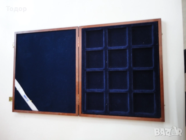 Луксозна дървена кутия за монети 6, снимка 7 - Нумизматика и бонистика - 52615897