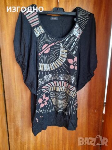 ПО 3€ БЛУЗИ С ПАЙЕТИ РАЗМЕР 42,44,46, снимка 3 - Тениски - 53621642