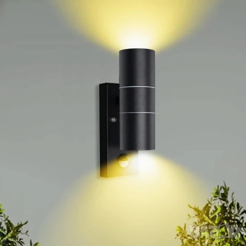 10W Външна стенна лампа Unikcst със сензор за движение IP44