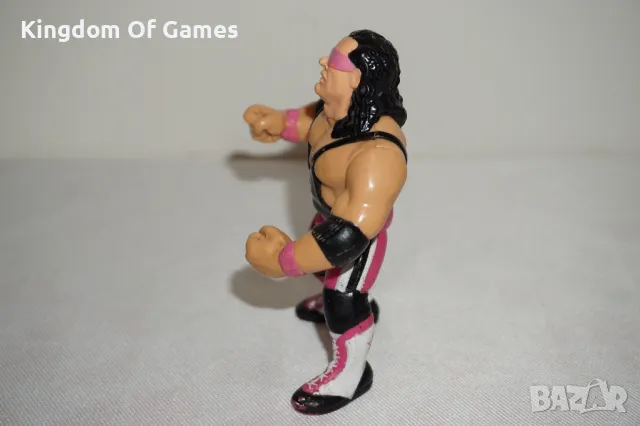 Рядка Оригинална Колекционерска Фигура На Bret Hitman Hart от 1991г Titan Sports INC FOR HASBRO INC, снимка 6 - Колекции - 49290939