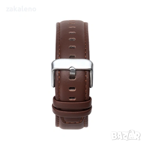 GL09 Кожена каишка за Apple Huawei Galaxy Watch Xiaomi Garmin Amazfit, снимка 4 - Резервни части за телефони - 53196417