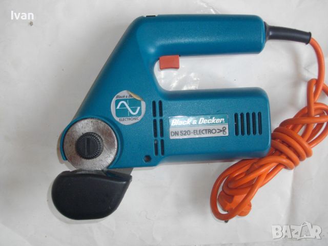 Електрическа ножица BLACK DECKER DN520E D1 WEST GERMANY За рязане ламарина плат табак балатум винил , снимка 2 - Други инструменти - 46813088